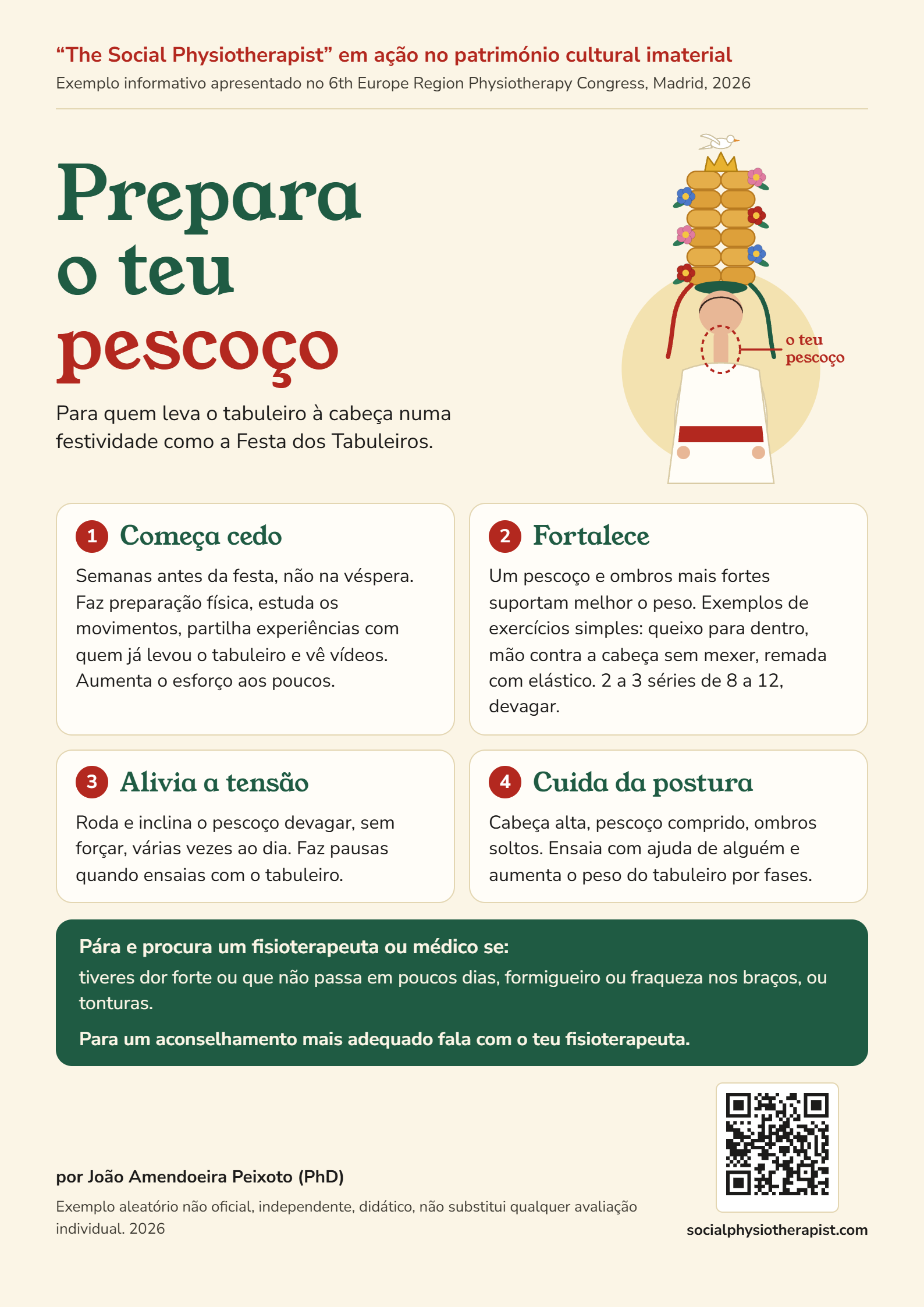 Folheto “Prepara o teu pescoço”, versão portuguesa